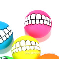 Spherical Teeth Training Sound Vinyl Rubber Dog Toy